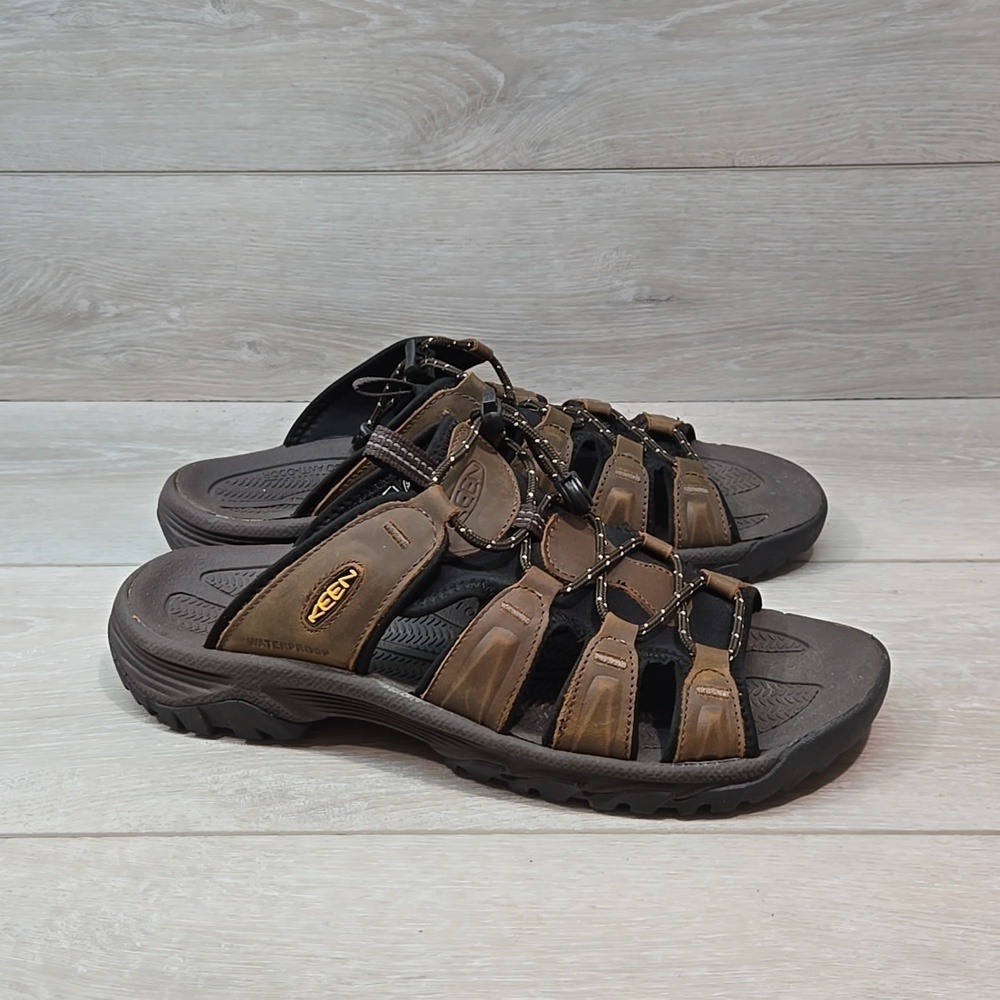 Keen Mens Leather Sandals shoes sz 9.5